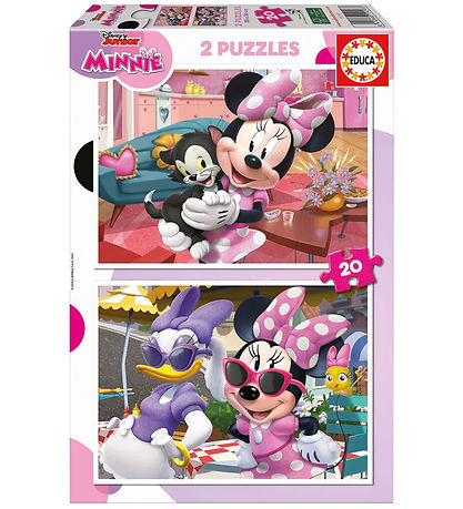 Educa Jigsaw Puzzle - 2x20 Bricks - Minnie