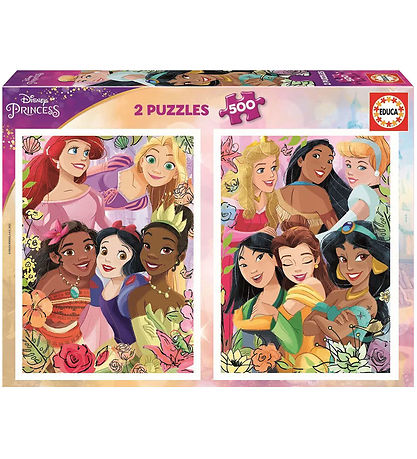 Educa Jigsaw Puzzle - 2x500 Bricks - Disney Princess
