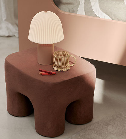 Ferm Living Lampe - Tragbar - Rosa/Weiß