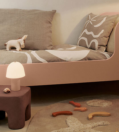Ferm Living Lampe - Tragbar - Rosa/Weiß