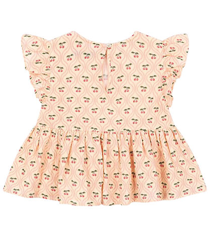 Konges Sløjd Top - Muslin - Coco - Cherry Pink Motif