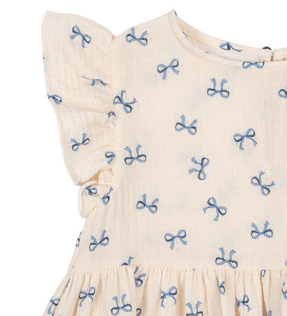 Konges Sløjd Top - Muslin - Coco - Bow Bleu
