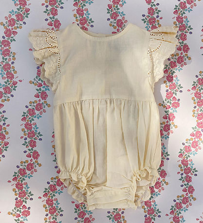 Konges Sløjd Sommerstrampler - Posey - Cloud Cream