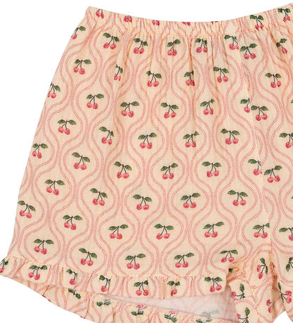 Konges Sløjd Shorts - Muslin - Coco - Cherry Pink Motif