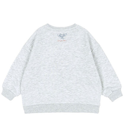 Konges Sløjd x Rosie H-V Peysa - Jack - Light Grey Melange