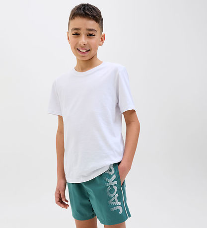 Jack & Jones Sund stuttbuxur - JpstMaui - Gráönd Green