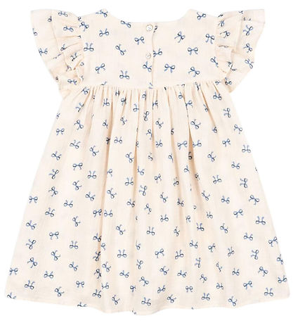 Konges Sløjd Kleid - Musselin - Coco - Bow Blue