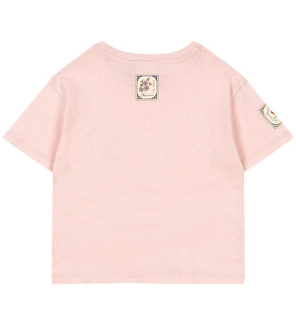 Konges Sløjd x Rosie H-V Stuttermabolur - Chalk Pink