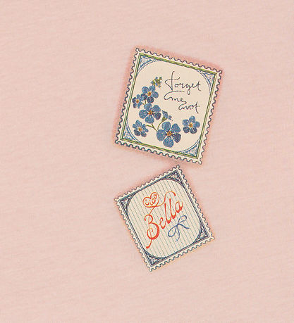 Konges Sløjd x Rosie H-V Stuttermabolur - Chalk Pink