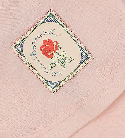 Konges Sløjd x Rosie H-V Stuttermabolur - Chalk Pink