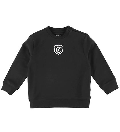 Calvin Klein Sweatshirt - Wappenlogo - Ck Schwarz