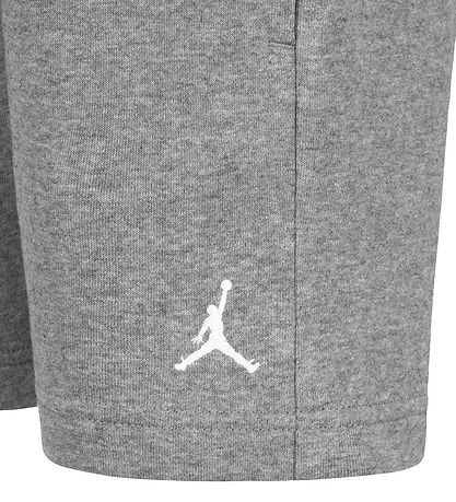 Jordan Sweat Shorts - Carbon Heather w. Logo