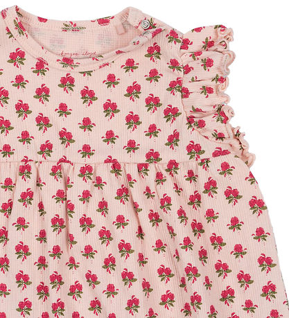 Konges Sløjd Summer Romper - Chleo Frill - Rosie Rose