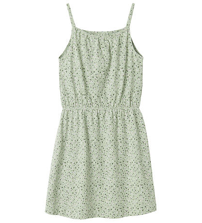 Name It Dress - NkfVigga - Strap - Aqua Gray/Floral