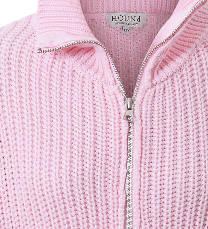 Hound Cardigan - Knitted - Light Pink