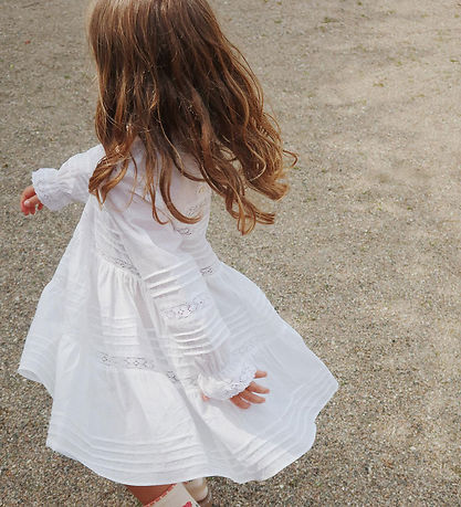 Konges Sløjd Kleid - Optik White