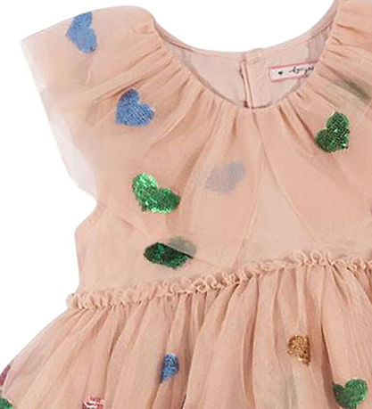 Konges Sløjd Kleid - Tüll - Yvonne Fairy - Coeur Pailletten