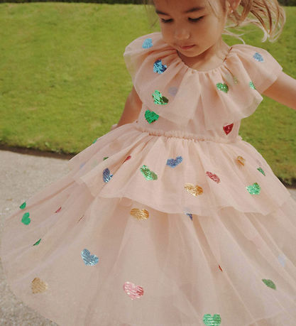 Konges Sløjd Kleid - Tüll - Yvonne Fairy - Coeur Pailletten