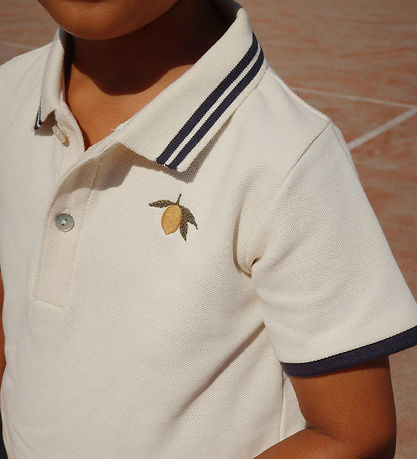 Konges Sløjd Polo - Piqué - Florian - Antique White