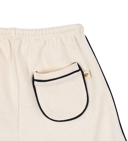 Konges Sløjd Stuttbuxur - Piqué - Florian - Antique White