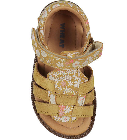 Wheat Sandalar - Bray - Tan White Blóm