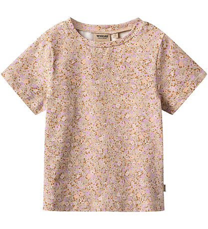Wheat T-Shirt - 2er-Pack - Manna - Lilac Flower Wiese