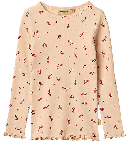 Wheat T-Shirt - 2er-Pack - Rib - Ida - Rose Wasserblumen