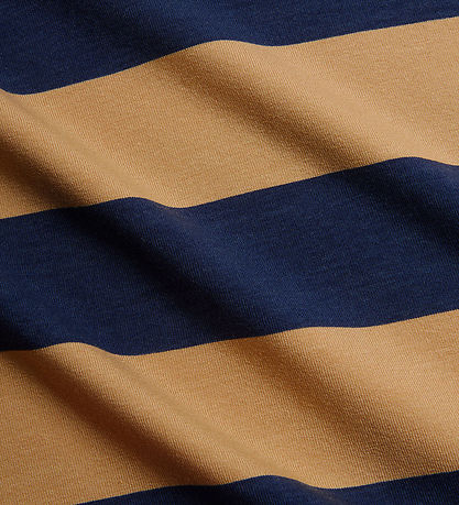 Mini Rodini Trousers - Beige/Navy Striped