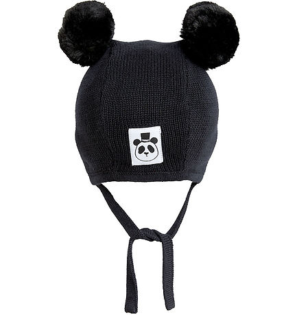 Mini Rodini Beanie - Knitted - Black