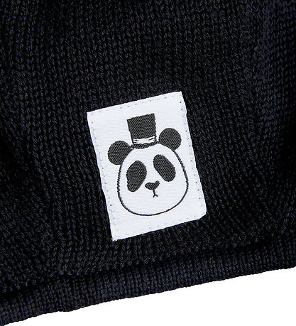 Mini Rodini Beanie - Knitted - Black