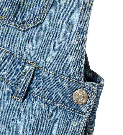 Name It Overalls - NmfJuliana - Light Blue Denim/Dots