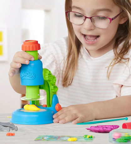 Play-Doh Leklera - Light & Titta på mikroskop