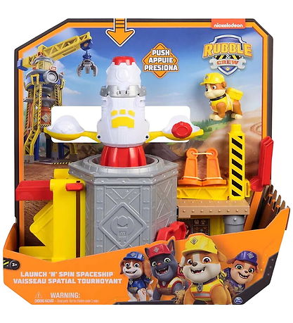 Rubble & Crew Toys - Launch N Spin Spaceship