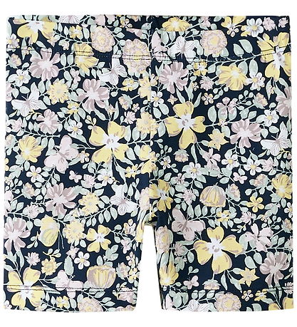 Name It Shorts Set - Bicycle Shorts/Top - NmfVayana - Navy Blaze