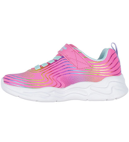Skechers Kengät Valolla - Aaltoilevat palkit - Vaaleanpunainen/M