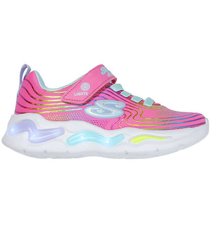 Skechers Kengät Valolla - Aaltoilevat palkit - Vaaleanpunainen/M
