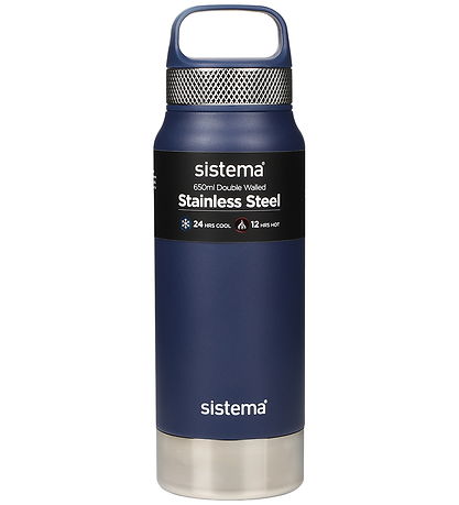 Sistema Hitabrúsi - Ryðfrítt stál Steel - 650 ml - Blátt