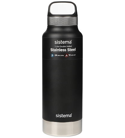 Sistema Hitabrúsi - Ryðfrítt stál Steel - 1L - Svart
