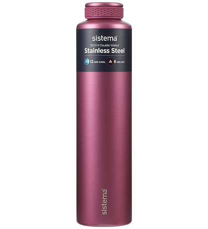 Sistema Hitabrúsi - Ryðfrítt stál Steel - 600 ml - Fjólublátt