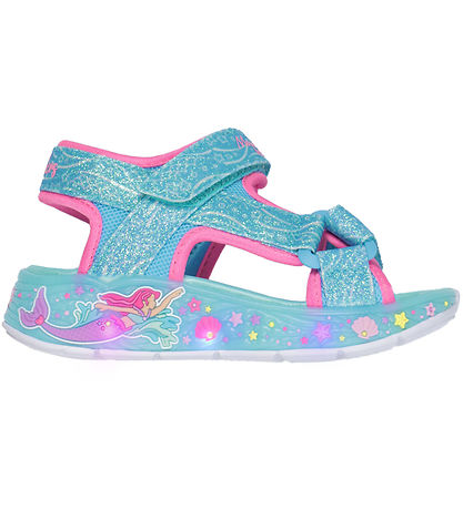 Skechers Sandalar M. Ljós - Mermaid Draumar - Blue/Multi