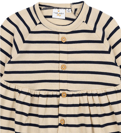 The New Siblings Klänning - Stickad - TnstNat - Mood Indigo Stri