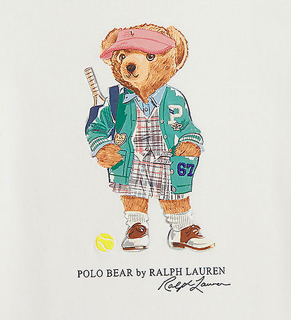Polo Ralph Lauren Stuttermabolur - Hvítt M.Bangsi