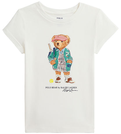Polo Ralph Lauren Stuttermabolur - Hvítt M.Bangsi