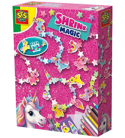 SES Creative Creation Set - Shrink plastic - Unicorn Bracelet
