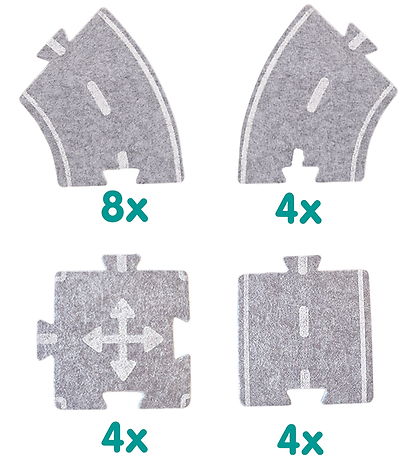 SES Creative Creation Set - Felt Roasway - 20 Parts