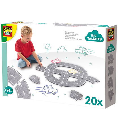 SES Creative Creation Set - Felt Roasway - 20 Parts