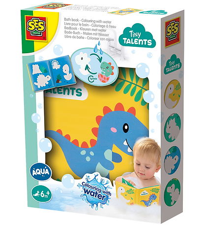 SES Creative Bath Book - Color with Water - Dino