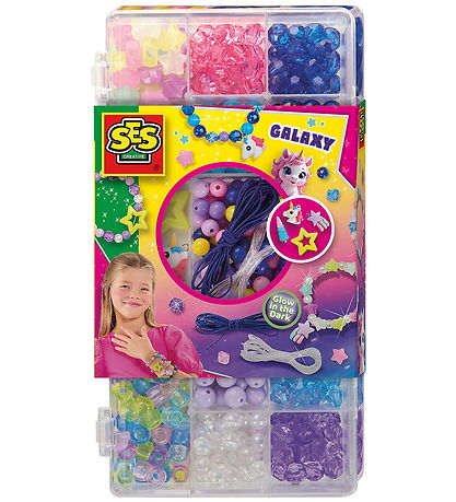 SES Creative Skartgripasett - Galaxy Perlur