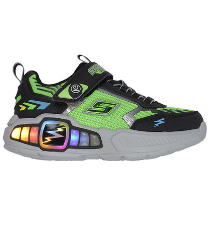 Skechers Skór M. Ljós - Light Storm 3 - Skær grænt/Black