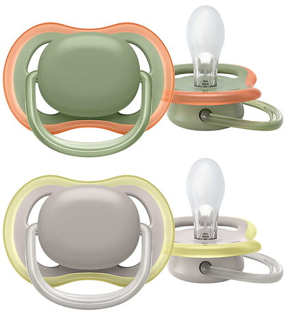 Philips Avent Schnuller - 2er-Pack - Ultra Air - Grau/Grün
